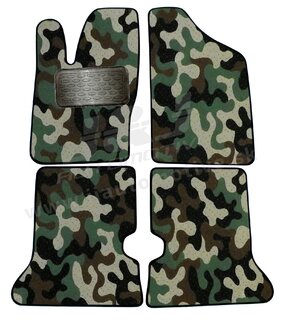J&J AUTOMOTIVE | Autokoberce velúrové Army style pre Fiat Cinquecento 1991-1998