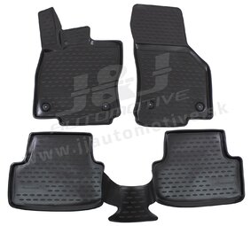 J&J AUTOMOTIVE | Gumové rohože so zvýšeným okrajom pre Audi A3 (8V) 2012-2020 hatchback