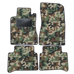 J&J AUTOMOTIVE | Autokoberce velúrové Army style pre Mercedes-Benz E Class W211 2010-vyššie