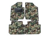 J&J AUTOMOTIVE | Autokoberce velúrové Army style pre Kia Carens 2007-vyššie 4ks