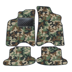 J&J AUTOMOTIVE | Autokoberce velúrové Army style pre Seat Arosa 1997-2005 4ks