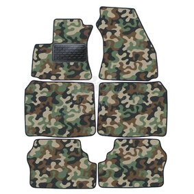 J&J AUTOMOTIVE | Autokoberce velúrové Army style pre Opel Zafira A 1999-2005 6ks