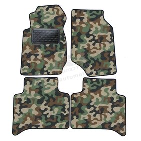 J&J AUTOMOTIVE | Autokoberce velúrové Army style pre Kia Sportage 1994-2004 4ks