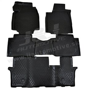 J&J AUTOMOTIVE | Gumové rohože so zvýšeným okrajom pre Honda Pilot 2008-2012/2012-2016