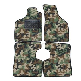 J&J AUTOMOTIVE | Autokoberce velúrové Army style pre Renault Twingo I 1993-2006 4ks