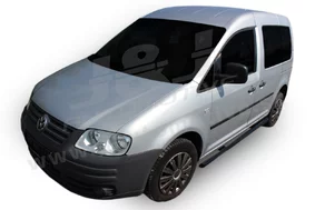 J&J AUTOMOTIVE | Bočné nerezové rámy pre Volkswagen Caddy 2003-2015 60,3mm BLACK J&J AUTOMOTIVE | Bočné nerezové rámy pre Volkswagen Caddy 2003-2015 60,3mm BLACK