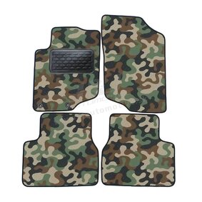 J&J AUTOMOTIVE | Autokoberce velúrové Army style pre Peugeot 207 2006-vyššie /208 2012-vyššie