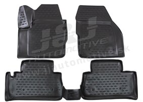 J&J AUTOMOTIVE | Gumové rohože so zvýšeným okrajom pre Land Rover Freelander 2 2007-2016