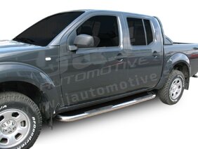 J&J AUTOMOTIVE | Bočné nerezové rámy pre Nissan Navara D40 4D 2005-2015
