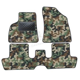 J&J AUTOMOTIVE | Autokoberce velúrové Army style pre Peugeot 3008 2009-2016 4ks