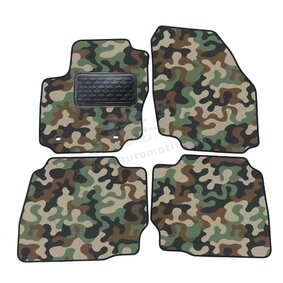 J&J AUTOMOTIVE | Autokoberce velúrové Army style pre Ford Mondeo 2007-2015 4ks