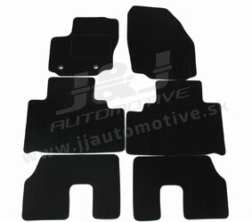 J&J AUTOMOTIVE | Autokoberce velúrové pre Ford Galaxy 2007-2010, 4ks