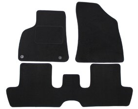 J&J AUTOMOTIVE | Autokoberce velúrové pre Peugeot 3008 2009-2016, 3ks
