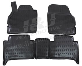 J&J AUTOMOTIVE | Gumové rohože so zvýšeným okrajom pre Renault Scenic II 2003-2010
