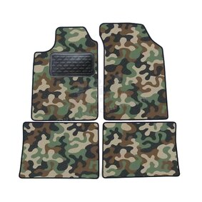 J&J AUTOMOTIVE | Autokoberce velúrové Army style pre Renault Clio II 1998-2005 4ks
