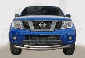J&J AUTOMOTIVE | Predné ramy pre Nissan Navara 2010-2015 double city bar