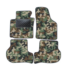 J&J AUTOMOTIVE | Autokoberce velúrové Army style pre Seat Leon 2006-2012 4ks