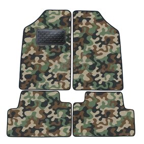 J&J AUTOMOTIVE | Autokoberce velúrové Army style pre Peugeot 205 GTI 1986-1998 4ks