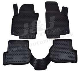 J&J AUTOMOTIVE | Gumové rohože so zvýšeným okrajom pre Volkswagen Golf V VI 04/2004-2012