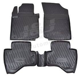 J&J AUTOMOTIVE | Gumové rohože so zvýšeným okrajom pre Citroen C1 2005-2014