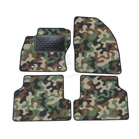 J&J AUTOMOTIVE | Autokoberce velúrové Army style pre Ford Focus II 2005-2010 4ks