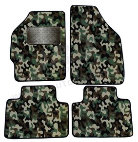 J&J AUTOMOTIVE | Autokoberce velúrové Army style pre Fiat Punto II 1999-2005 4ks