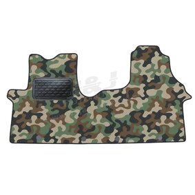 J&J AUTOMOTIVE | Autokoberce velúrové Army style pre Renault Trafic 2014-vyššie 1 ks