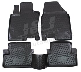 J&J AUTOMOTIVE | Gumové rohože so zvýšeným okrajom pre Nissan Qashqai J10 2007-2014
