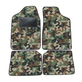 J&J AUTOMOTIVE | Autokoberce velúrové Army style pre Peugeot 106 1992-2003 4ks