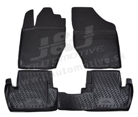 J&J AUTOMOTIVE | Gumové rohože so zvýšeným okrajom pre Peugeot 308 2007-2014