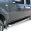 J&J AUTOMOTIVE | Bočné nerezové rámy pre Nissan Navara D40 4D 2005-2015