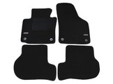 J&J AUTOMOTIVE | LOGO Autokoberce velúrové pre Seat Leon II 2005-2012, 4ks