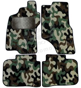 J&J AUTOMOTIVE | Autokoberce velúrové Army style pre Fiat Brava 1995-2001 4ks