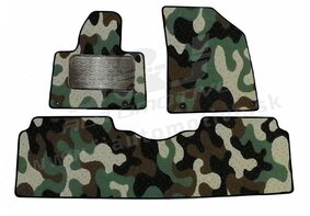 J&J AUTOMOTIVE | Autokoberce velúrové Army style pre Citroen C 52008-vyššie 3 ks