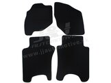 J&J AUTOMOTIVE | Autokoberce velúrové pre Honda Jazz 2002-2008, 4ks