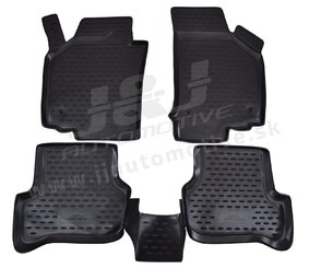 J&J AUTOMOTIVE | Gumové rohože so zvýšeným okrajom pre Seat Leon 2006-2012