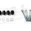 J&J AUTOMOTIVE | Strešné nošiče Volkswagen Caddy 2003-2015 ALU roof rails black