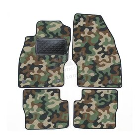 J&J AUTOMOTIVE | Autokoberce velúrové Army style pre Opel Corsa D / E 2006-2014 4ks