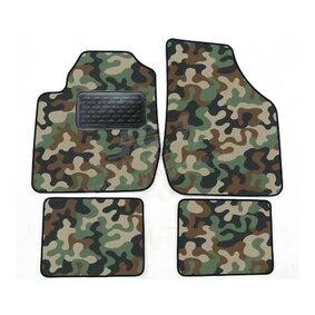 J&J AUTOMOTIVE | Autokoberce velúrové Army style pre Kia Rio 2000-2005 4ks
