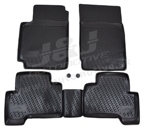 J&J AUTOMOTIVE | Gumové rohože so zvýšeným okrajom pre Suzuki Grand Vitara 5D 2005-2014