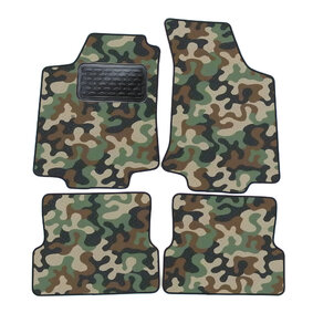 J&J AUTOMOTIVE | Autokoberce velúrové Army style pre Volkswagen Golf III 1991-19994ks