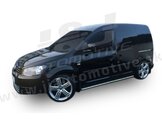 J&J AUTOMOTIVE | Bočné nerezové rámy pre Volkswagen Caddy 2003-2015 60,3mm