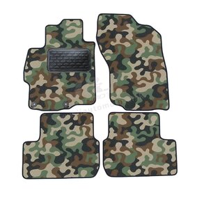 J&J AUTOMOTIVE | Autokoberce velúrové Army style pre Mitsubishi Lancer 2008-vyššie 4ks