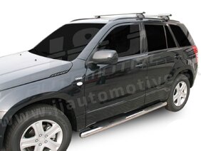 J&J AUTOMOTIVE | Bočné nerezové rámy pre Suzuki Grand Vitara 2005-2015 5D