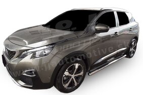 J&J AUTOMOTIVE | Bočné nerezové rámy pre Peugeot 3008 2017-2024 / Opel Grandland X 2017
