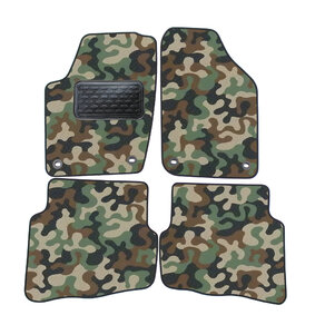 J&J AUTOMOTIVE | Autokoberce velúrové Army style pre Volkswagen Polo 9N 2002-2008