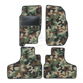 J&J AUTOMOTIVE | Autokoberce velúrové Army style pre Jeep Cherokee 2001-2007 4ks