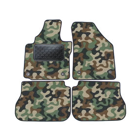 J&J AUTOMOTIVE | Autokoberce velúrové Army style pre Volkswagen Caddy 2003-vyššie 4ks