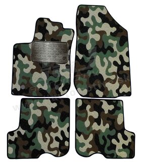 J&J AUTOMOTIVE | Autokoberce velúrové Army style pre Dacia Sandero Stepway 2012-2020