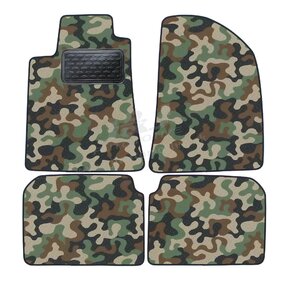 J&J AUTOMOTIVE | Autokoberce velúrové Army style pre Toyota Avensis 2003-2008 4ks